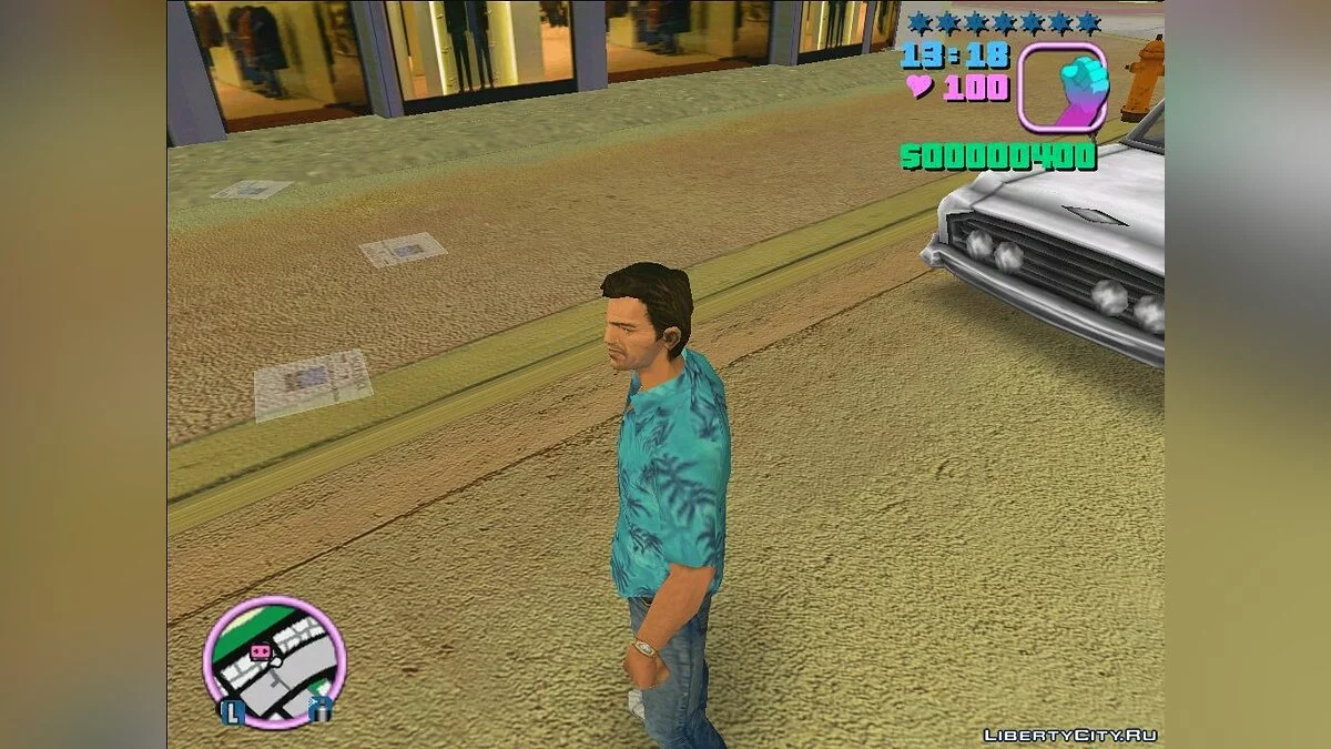 AI Enhanced Roads Textures with Fake Normal Mapping / GTA Vice City