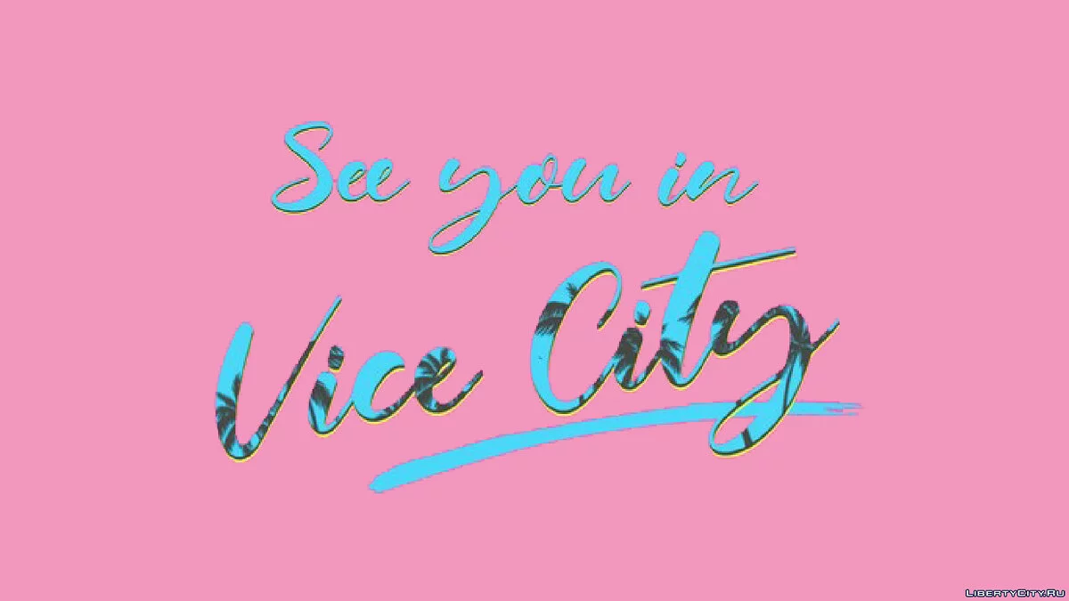 MainMenu Background & Outro в 16:9 (GTA VHS Edition) / GTA Vice City