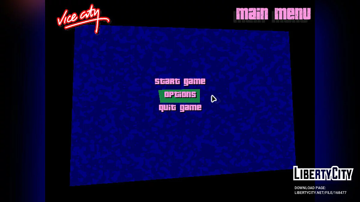 Новогодний мод (обновлённый интерфейс и меню) / GTA Vice City