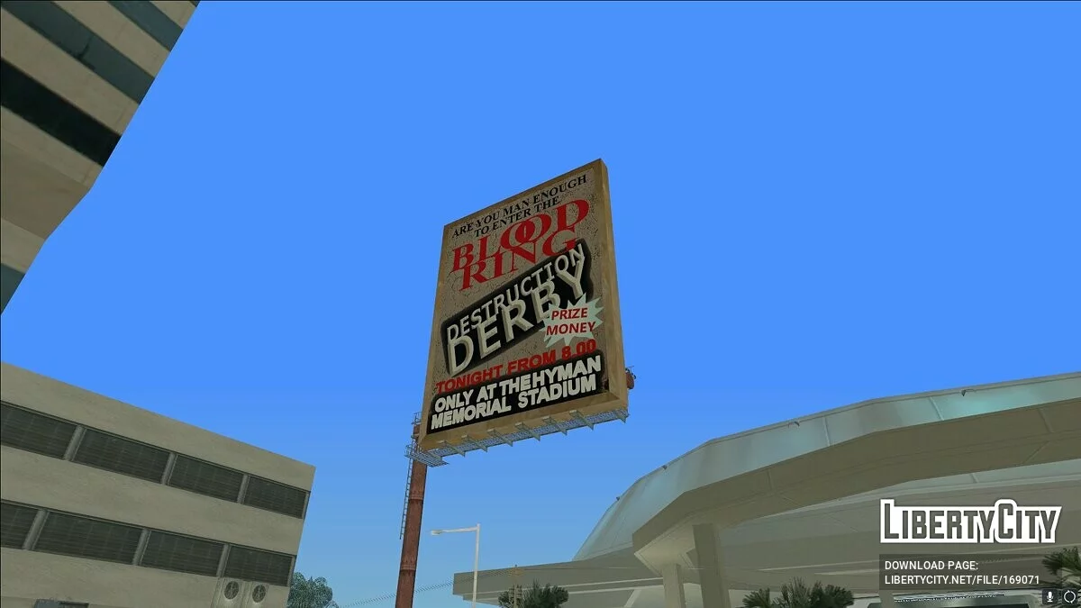 Вывески Hyman Memorial из Definitive Edition / GTA Vice City