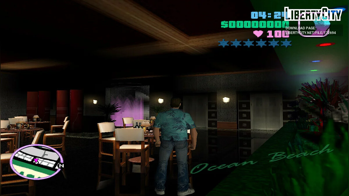 Цвета обводки радара / GTA Vice City