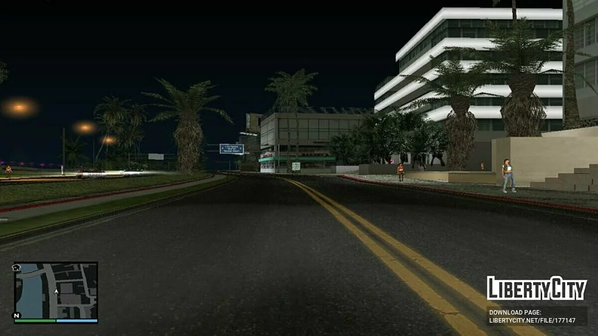 Дорога из GTA 5 / GTA Vice City