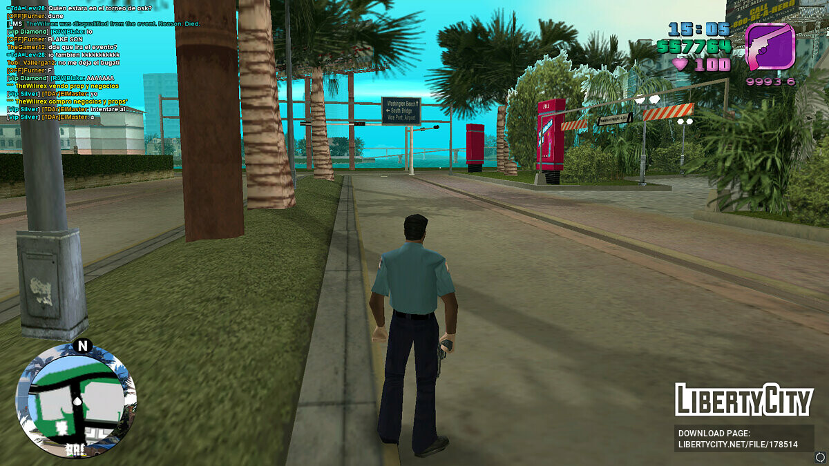 Скачать Фиолетовые иконки оружия для GTA Vice City