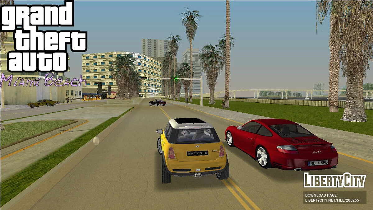 Улучшенная дорога из Vice Cry (Мип-Мапс) / GTA Vice City