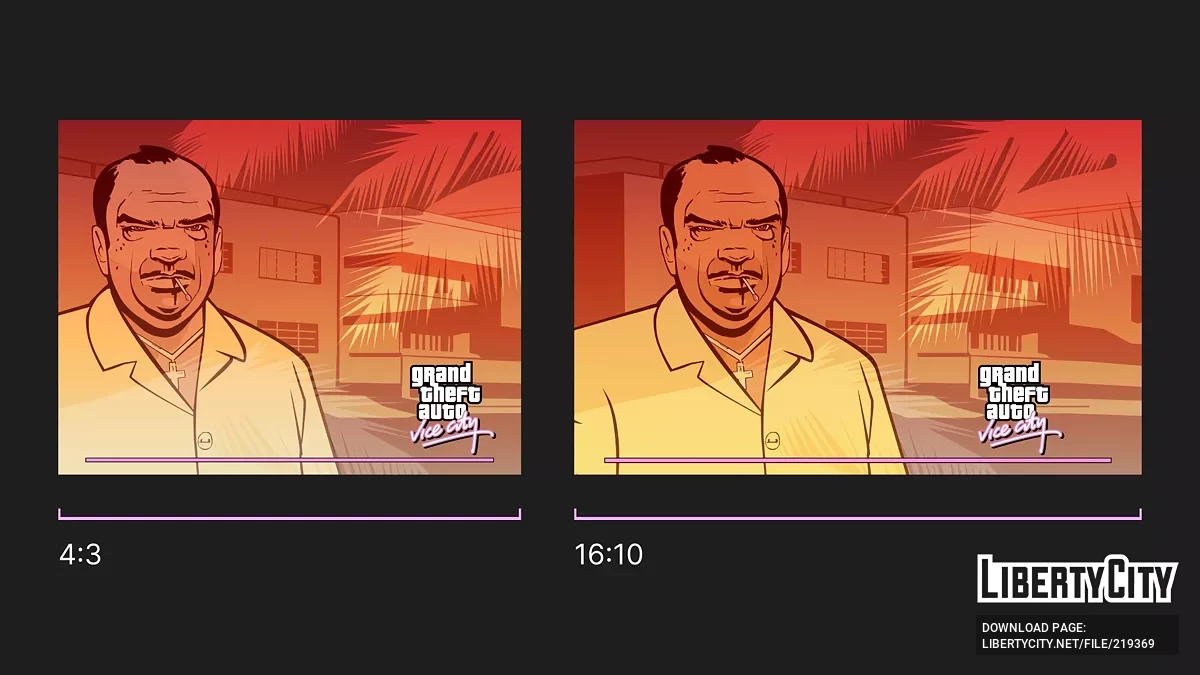 Классические загрузочные экраны 4K (100%) / GTA Vice City