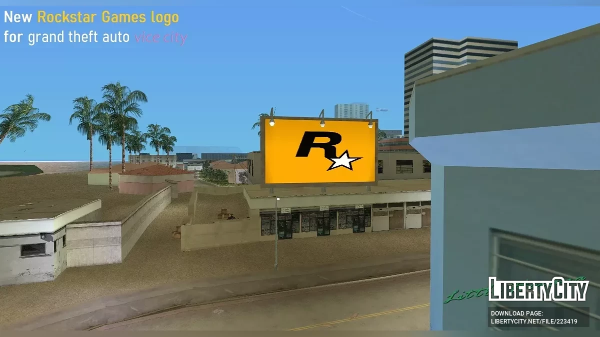 Новое лого Rockstar / GTA Vice City