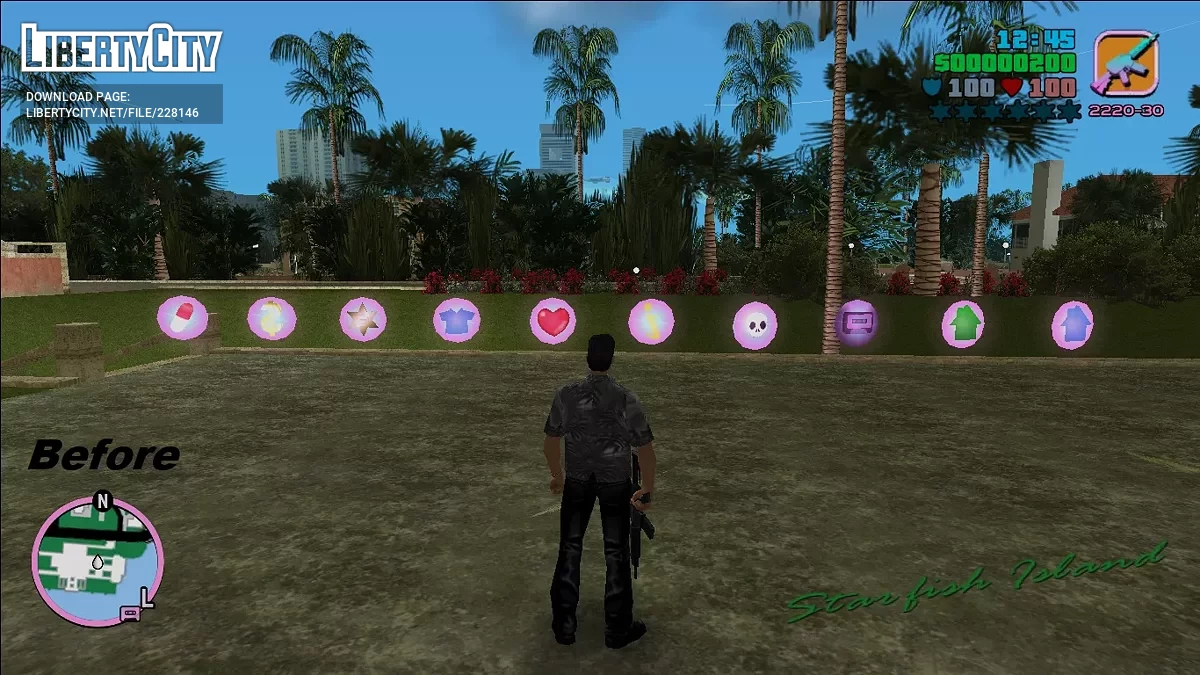 Обновлённые иконки / GTA Vice City