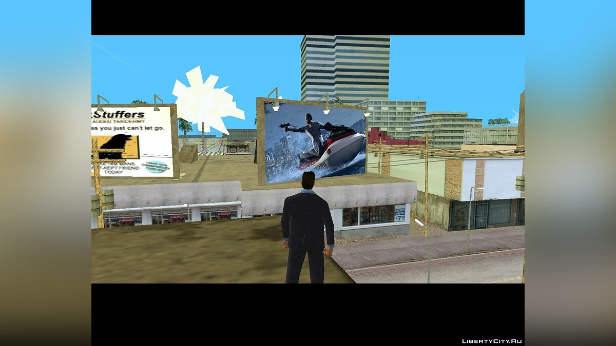 Нові рекламні щити та заставки у стилі GTA V для GTA Vice City - Картинка #6