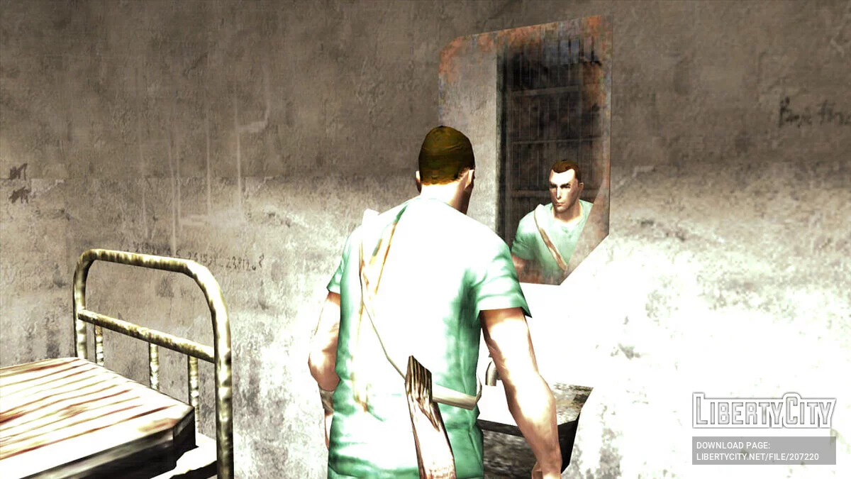 Восстановленный Лео Каспер из ранней версии игры / Manhunt 2