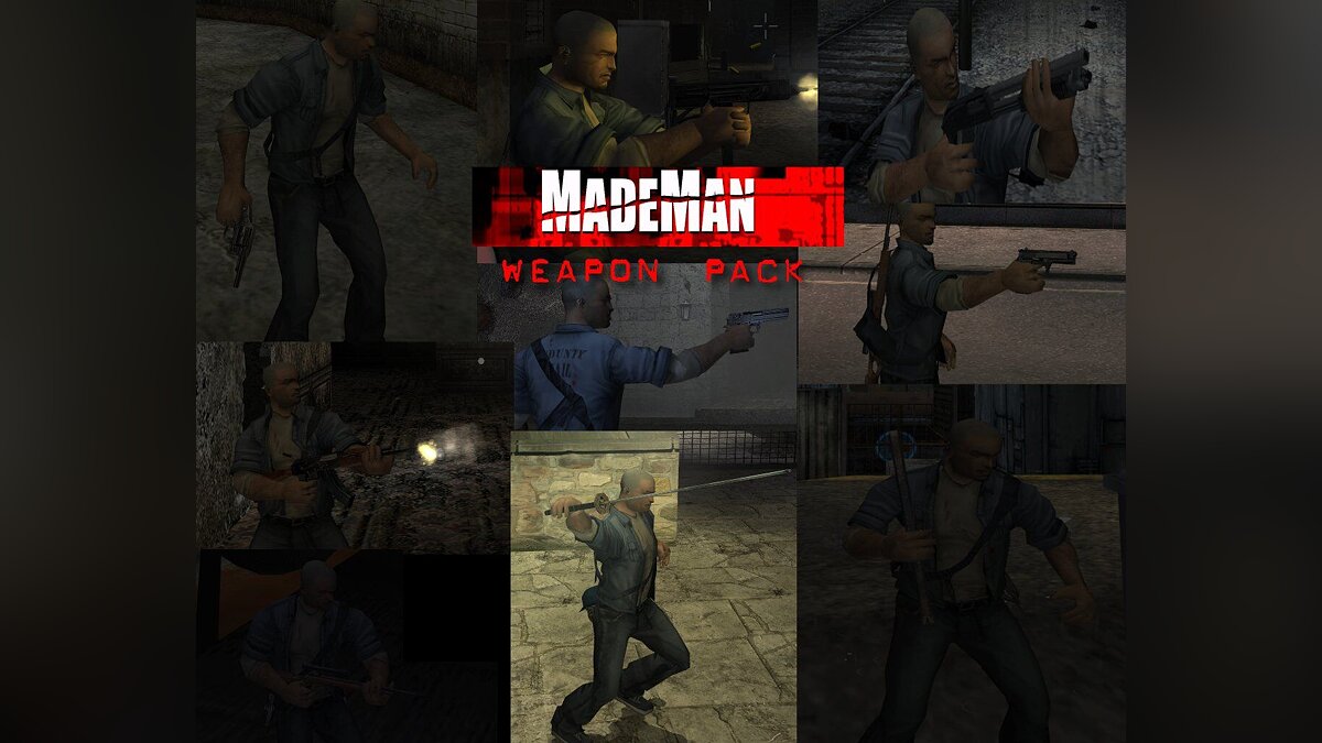 Скачать Made Man Weapon Pack (Manhunt Edition) для Manhunt