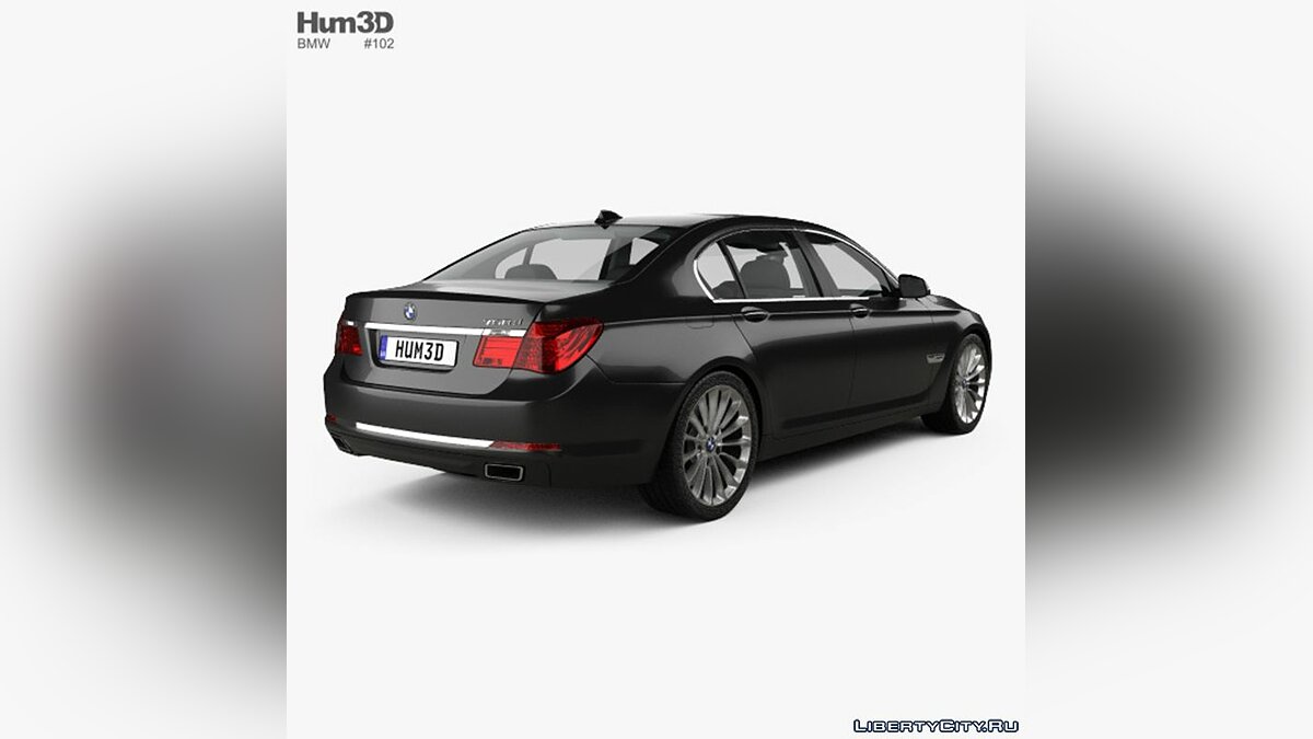 BMW 7 Series (F02) для модмейкеров - Картинка #2