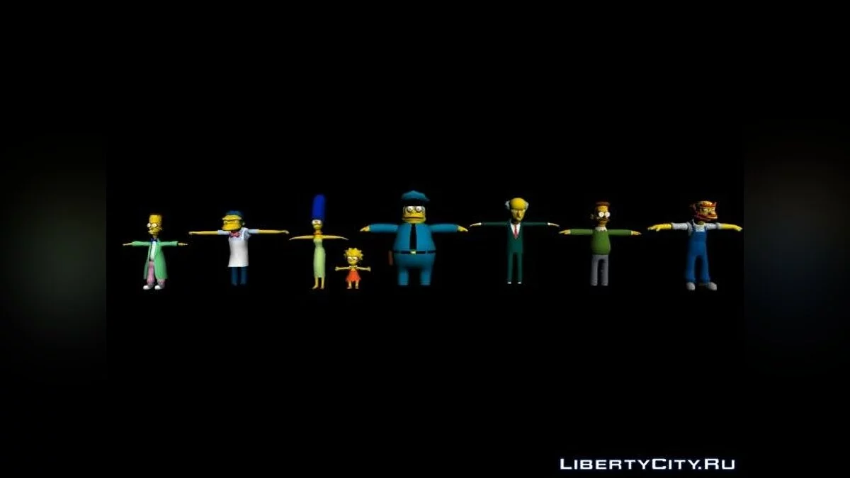 The Simpsons: Road Rage Characters / Ресурсы