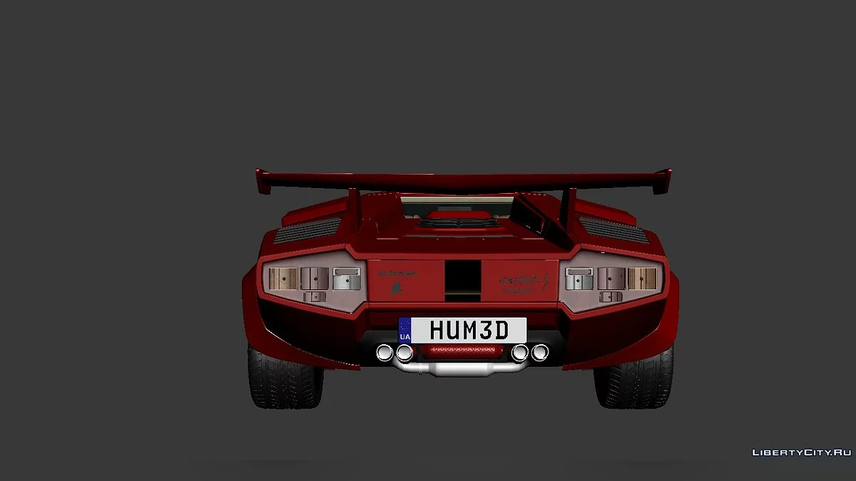 Lamborghini Countach 5000 QV 1985 / Файлы для модмейкеров