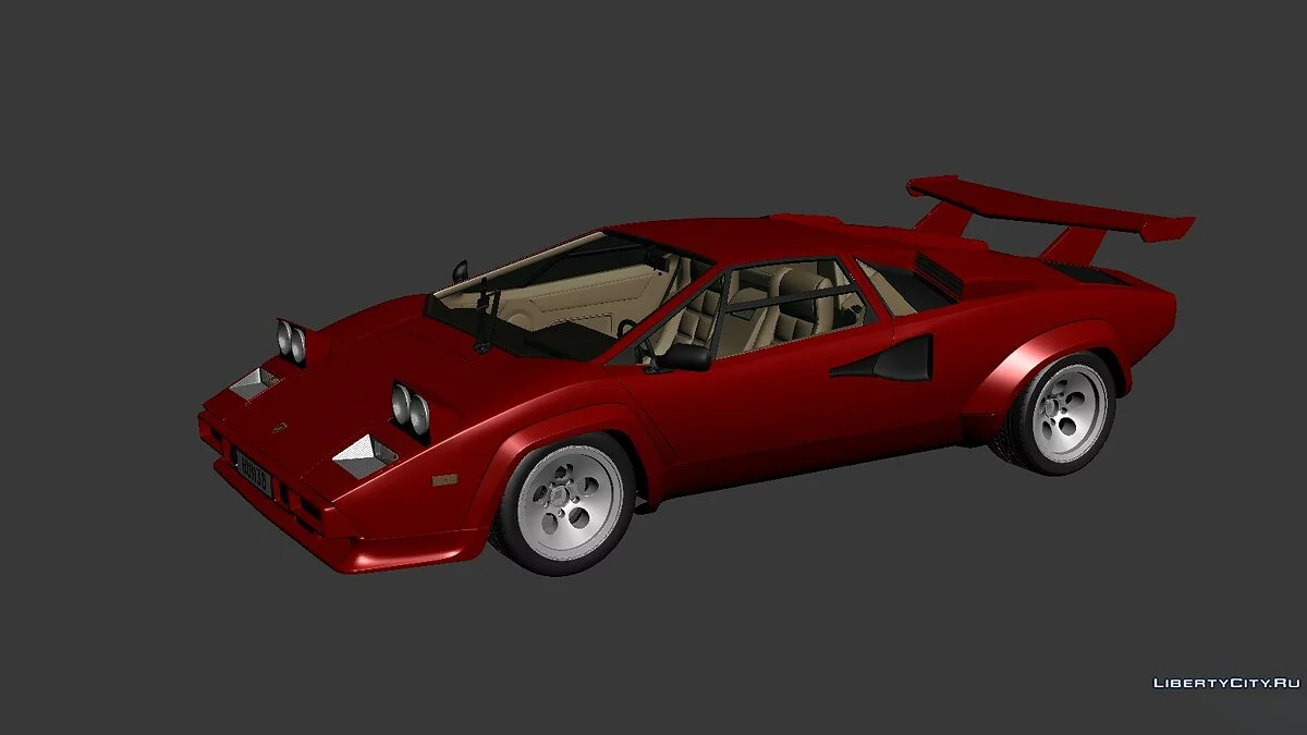 Lamborghini Countach 5000 QV 1985 / Файлы для модмейкеров