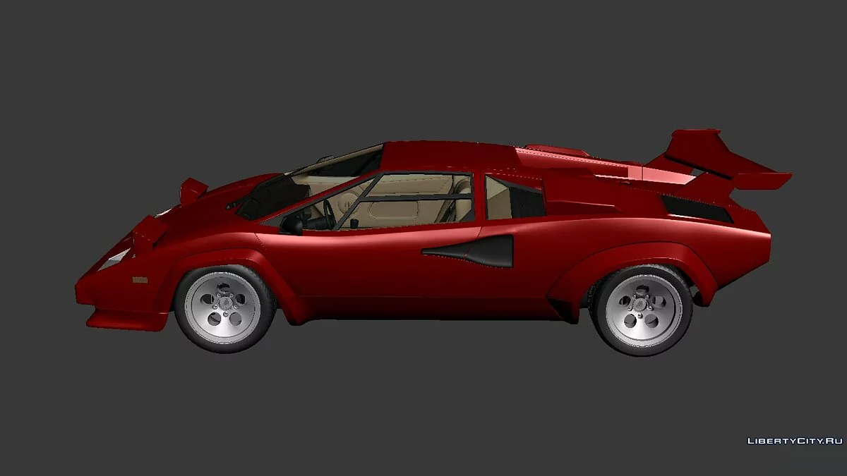 Lamborghini Countach 5000 QV 1985 / Файлы для модмейкеров