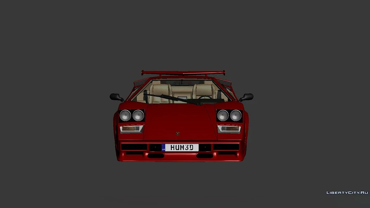 Lamborghini Countach 5000 QV 1985 / Файлы для модмейкеров