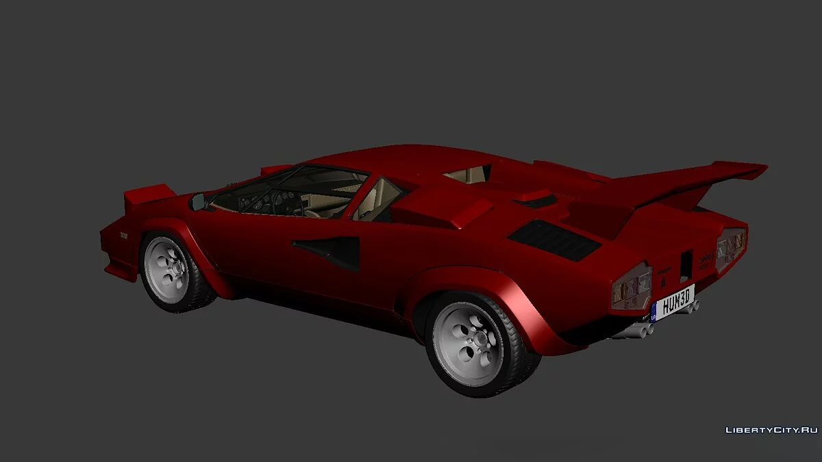 Lamborghini Countach 5000 QV 1985 / Файлы для модмейкеров