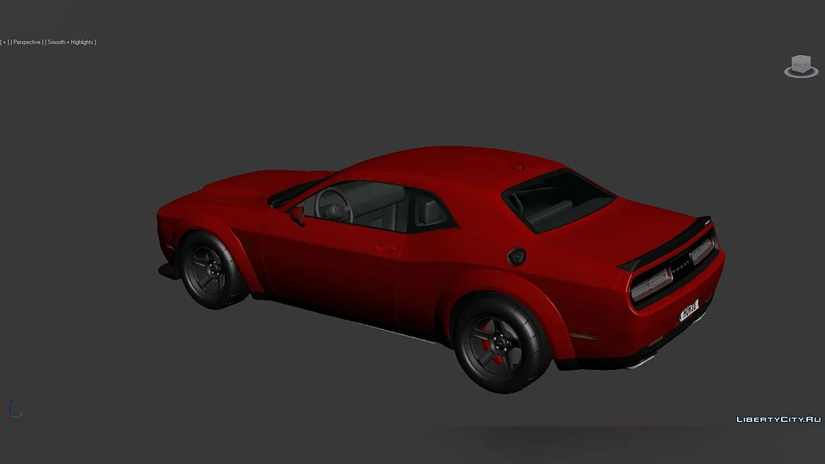 3D Models Dodge Challenger SRT Demon 2018 / Ресурсы