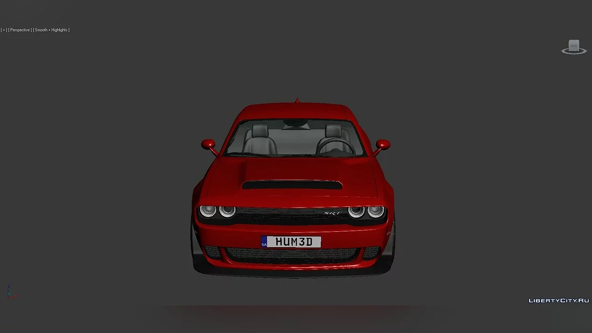3D Models Dodge Challenger SRT Demon 2018 / Ресурсы