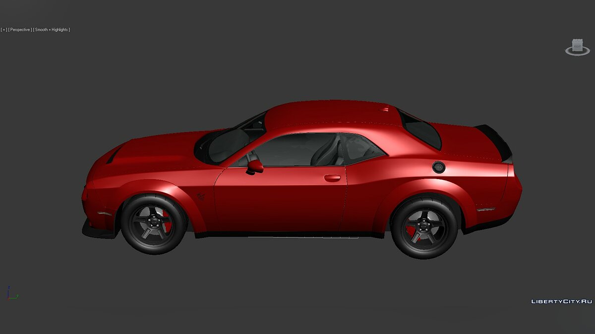 Скачать 3D Models Dodge Challenger SRT Demon 2018 для модмейкеров