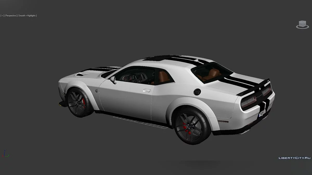 3D Models Dodge Challenger SRT Hellcat Widebody 2018 / Файлы для модмейкеров