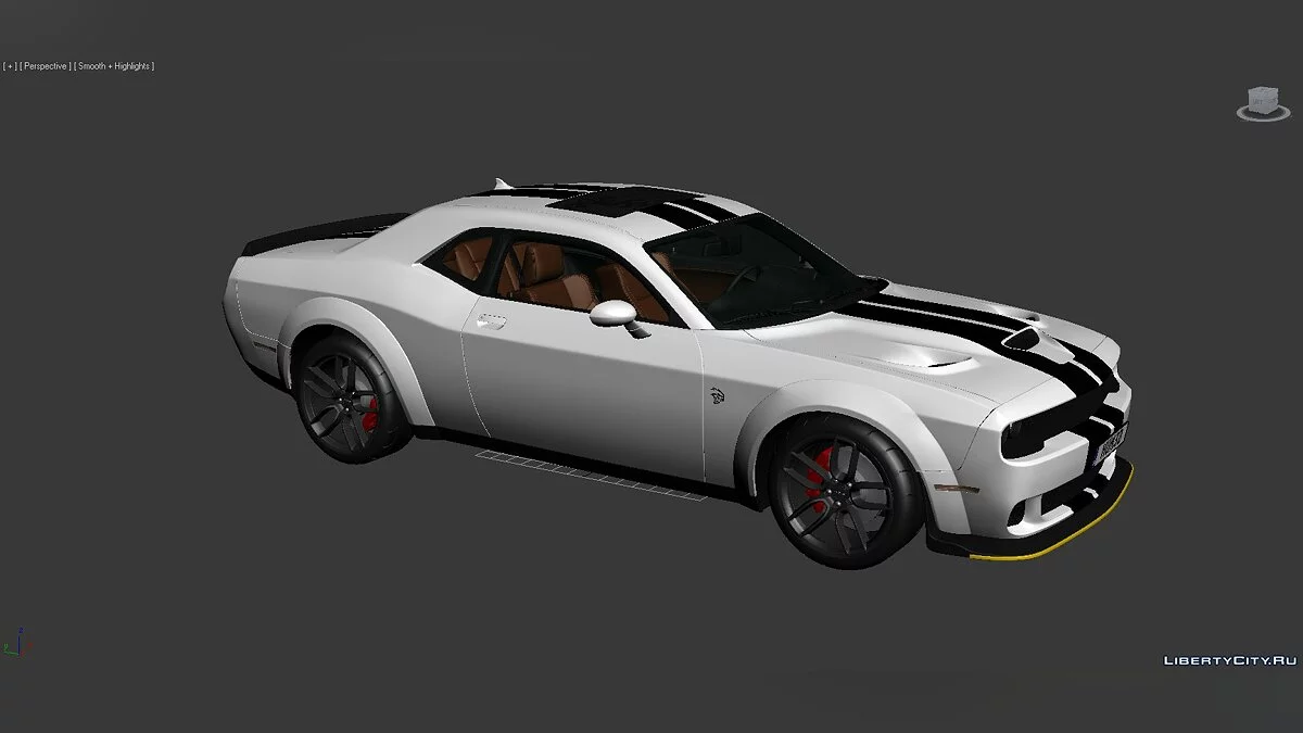 3D Models Dodge Challenger SRT Hellcat Widebody 2018 / Файлы для модмейкеров
