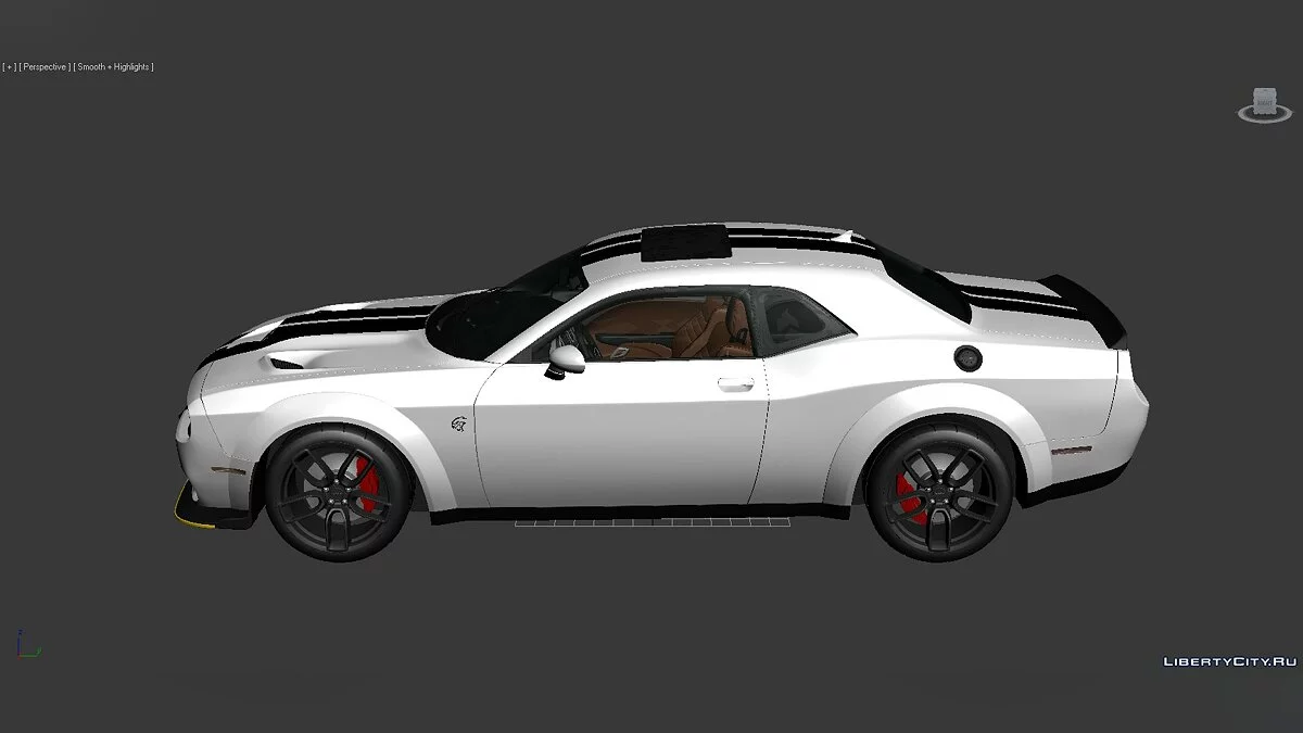 3D Models Dodge Challenger SRT Hellcat Widebody 2018 / Файлы для модмейкеров