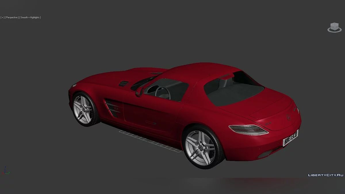 3D Models Mercedes-Benz SLS-class 2011 / Файлы для модмейкеров