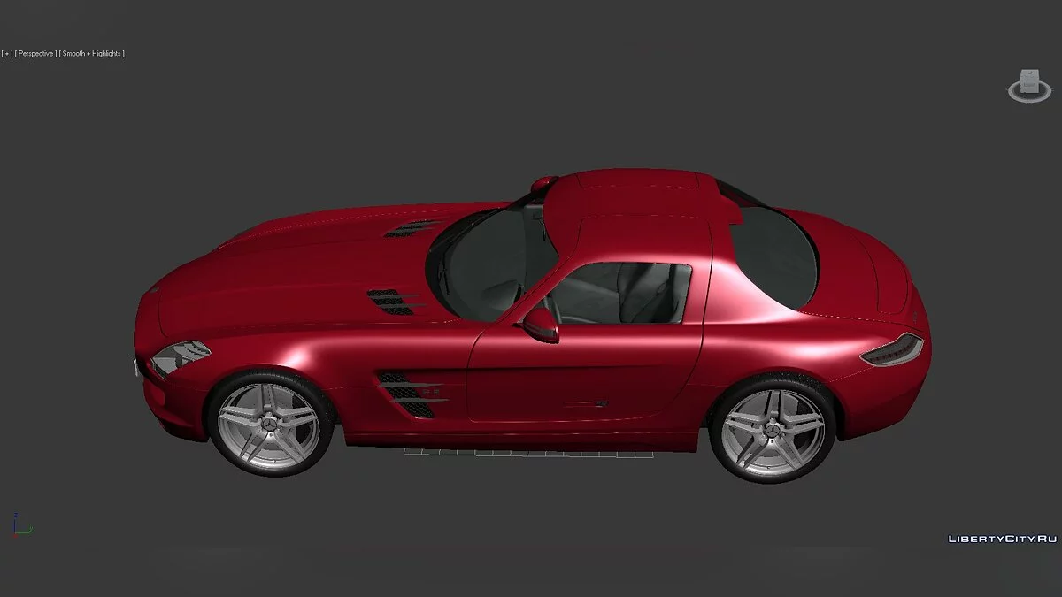 3D Models Mercedes-Benz SLS-class 2011 / Файлы для модмейкеров