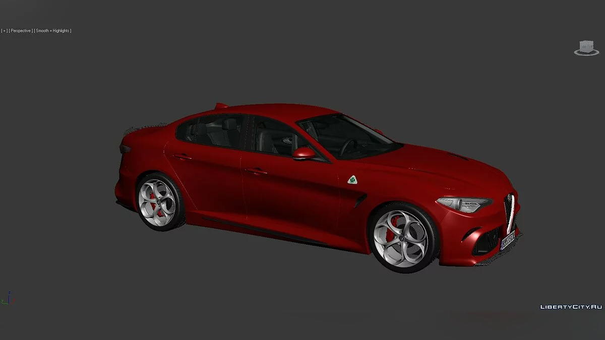 3D Models Alfa Romeo Giulia Quadrifoglio 2016 / Файлы для модмейкеров