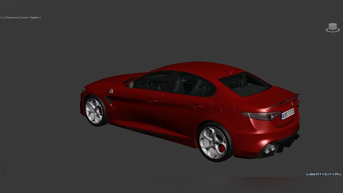 3D Models Alfa Romeo Giulia Quadrifoglio 2016 / Файлы для модмейкеров
