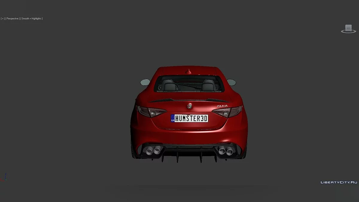 3D Models Alfa Romeo Giulia Quadrifoglio 2016 / Файлы для модмейкеров