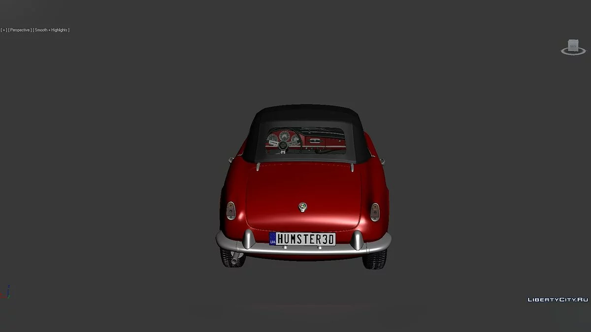 3D Models Alfa Romeo Giulietta Spider 1955 / Файлы для модмейкеров