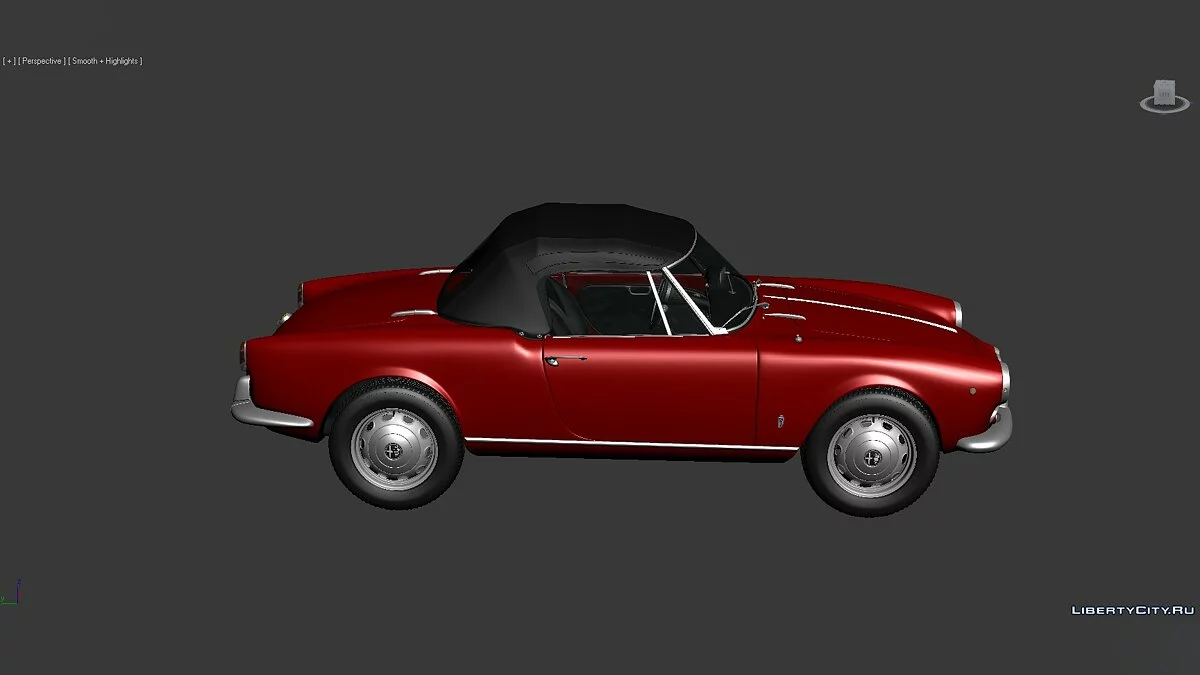 3D Models Alfa Romeo Giulietta Spider 1955 / Файлы для модмейкеров