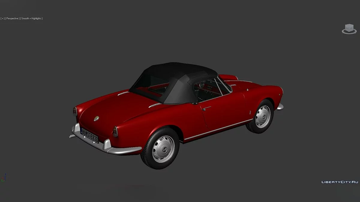 3D Models Alfa Romeo Giulietta Spider 1955 / Файлы для модмейкеров
