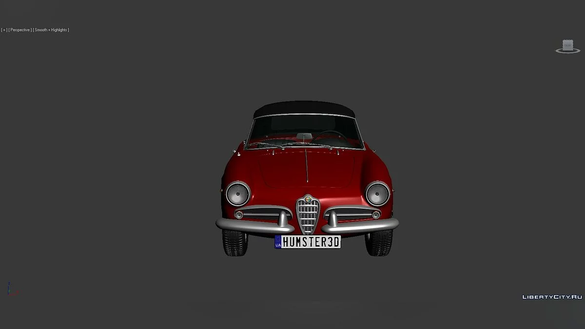 3D Models Alfa Romeo Giulietta Spider 1955 / Файлы для модмейкеров