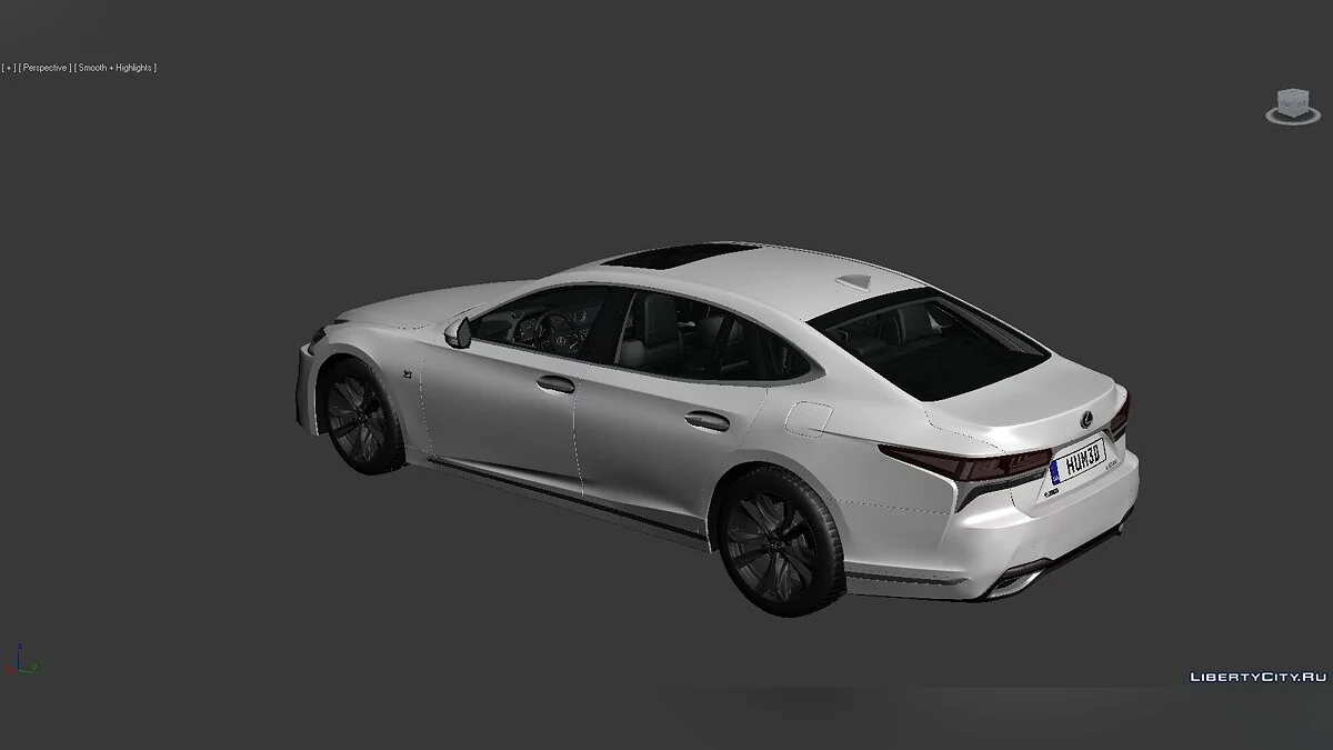 3D Models Lexus LS (XF50) F Sport 2018 / Ресурсы