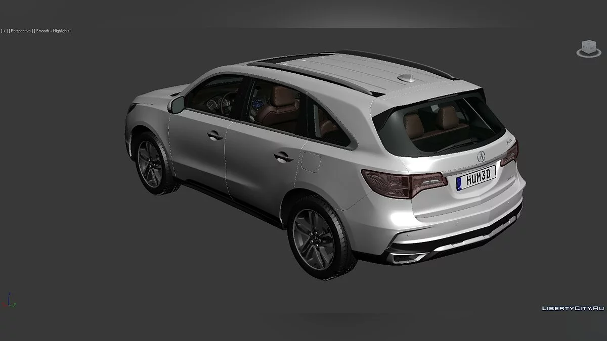 3D Models Acura MDX 2017 / Файлы для модмейкеров