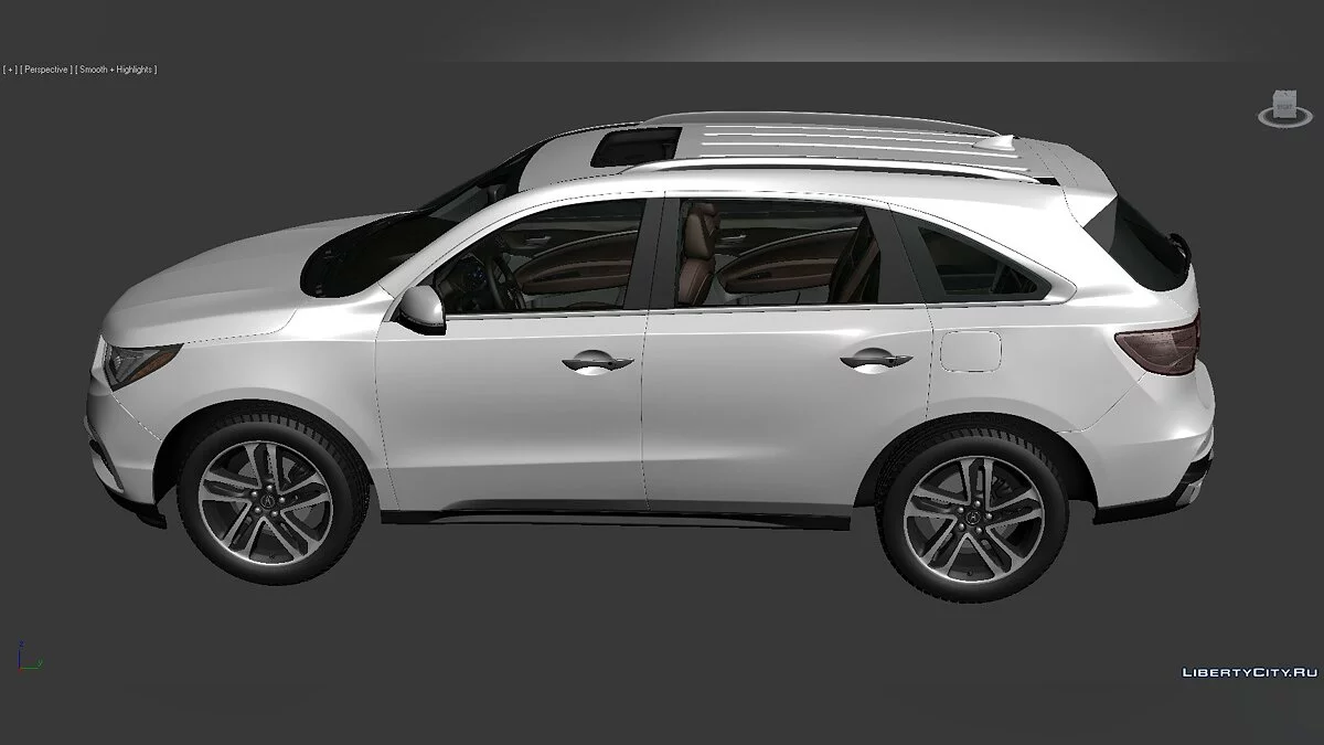 3D Models Acura MDX 2017 / Файлы для модмейкеров