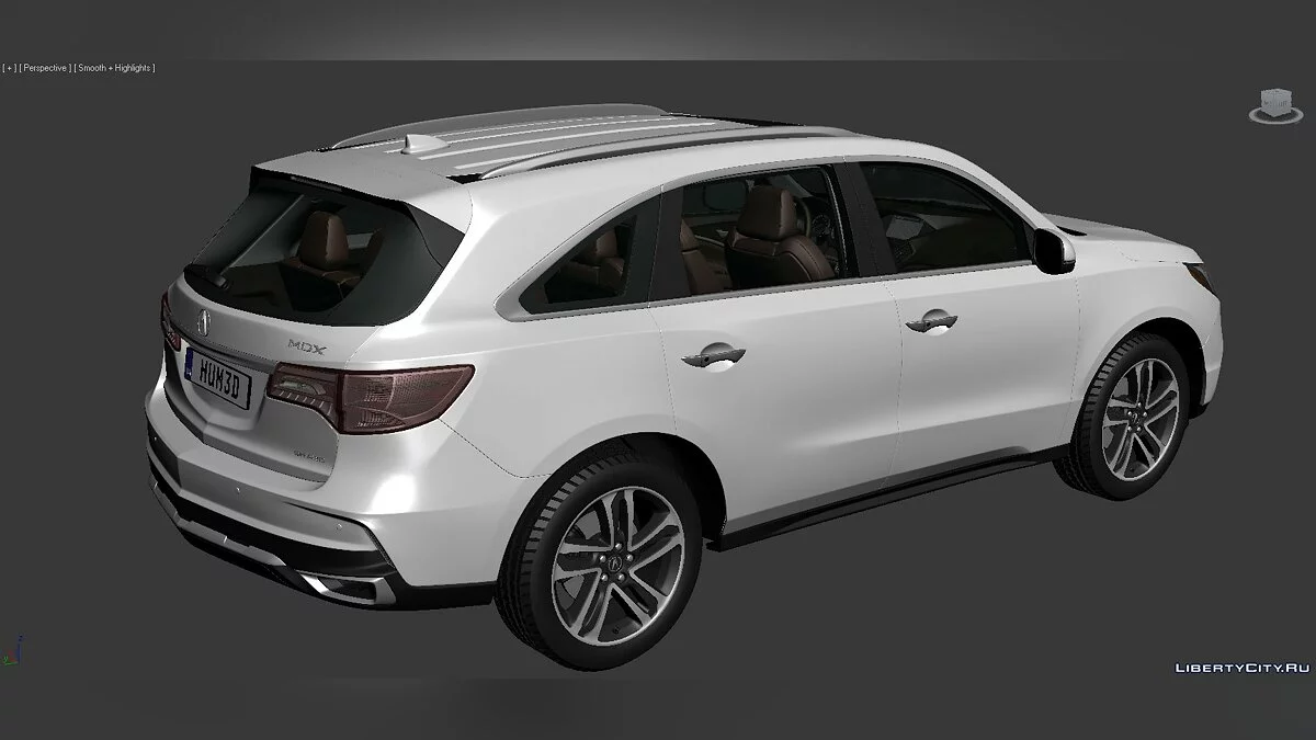 3D Models Acura MDX 2017 / Файлы для модмейкеров