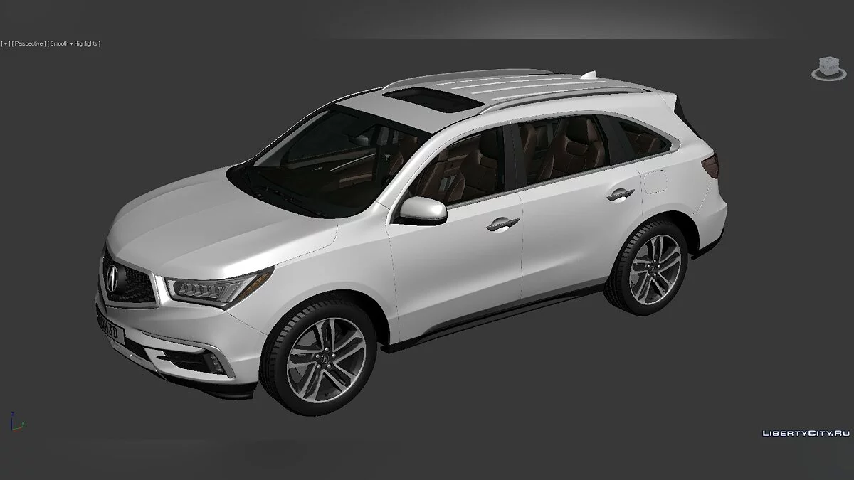 3D Models Acura MDX 2017 / Файлы для модмейкеров