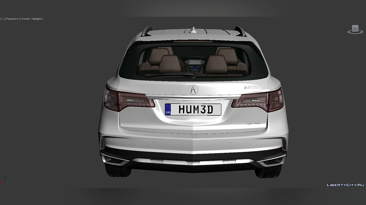 3D Models Acura MDX 2017 / Файлы для модмейкеров