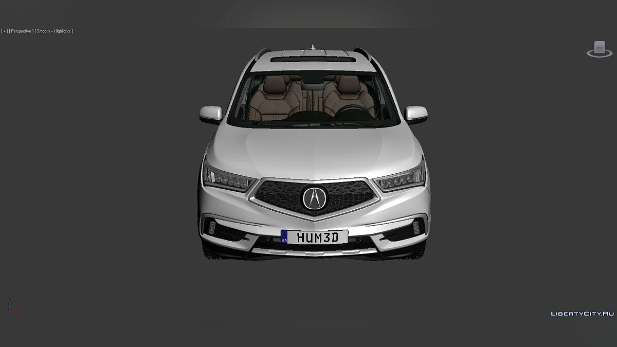 3D Models Acura MDX 2017 / Файлы для модмейкеров