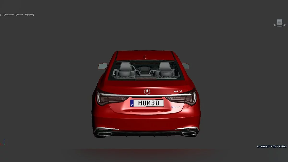 3D Models Acura RLX 2017 / Файлы для модмейкеров
