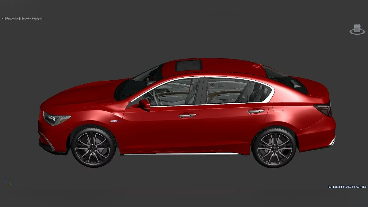 3D Models Acura RLX 2017 / Файлы для модмейкеров