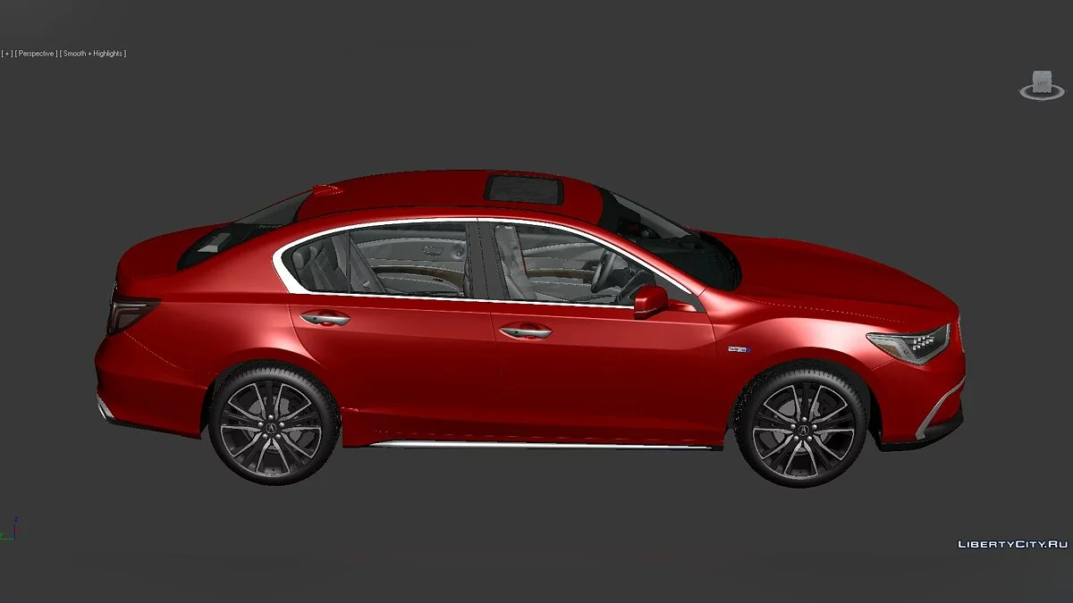 3D Models Acura RLX 2017 / Файлы для модмейкеров