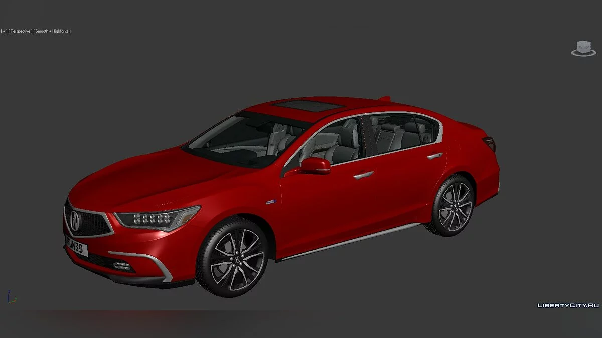 3D Models Acura RLX 2017 / Файлы для модмейкеров