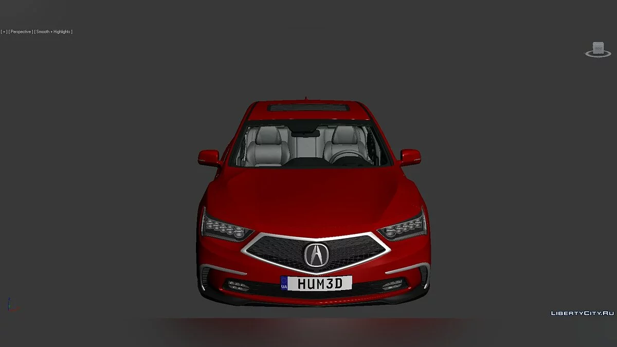 3D Models Acura RLX 2017 / Файлы для модмейкеров