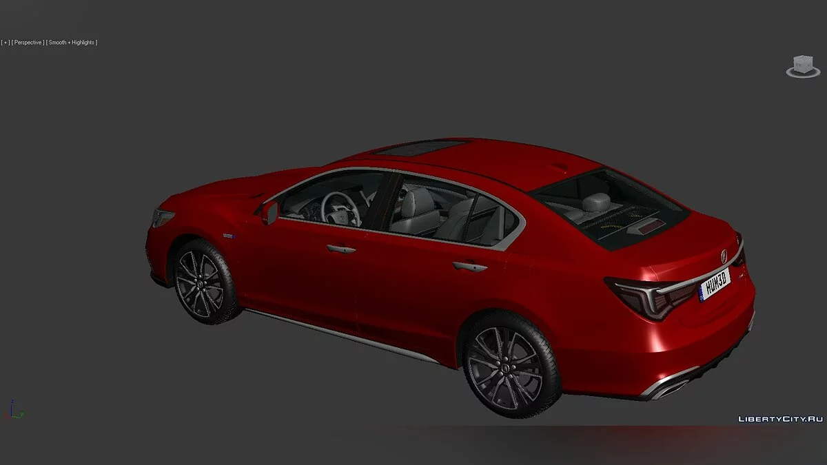 3D Models Acura RLX 2017 / Файлы для модмейкеров