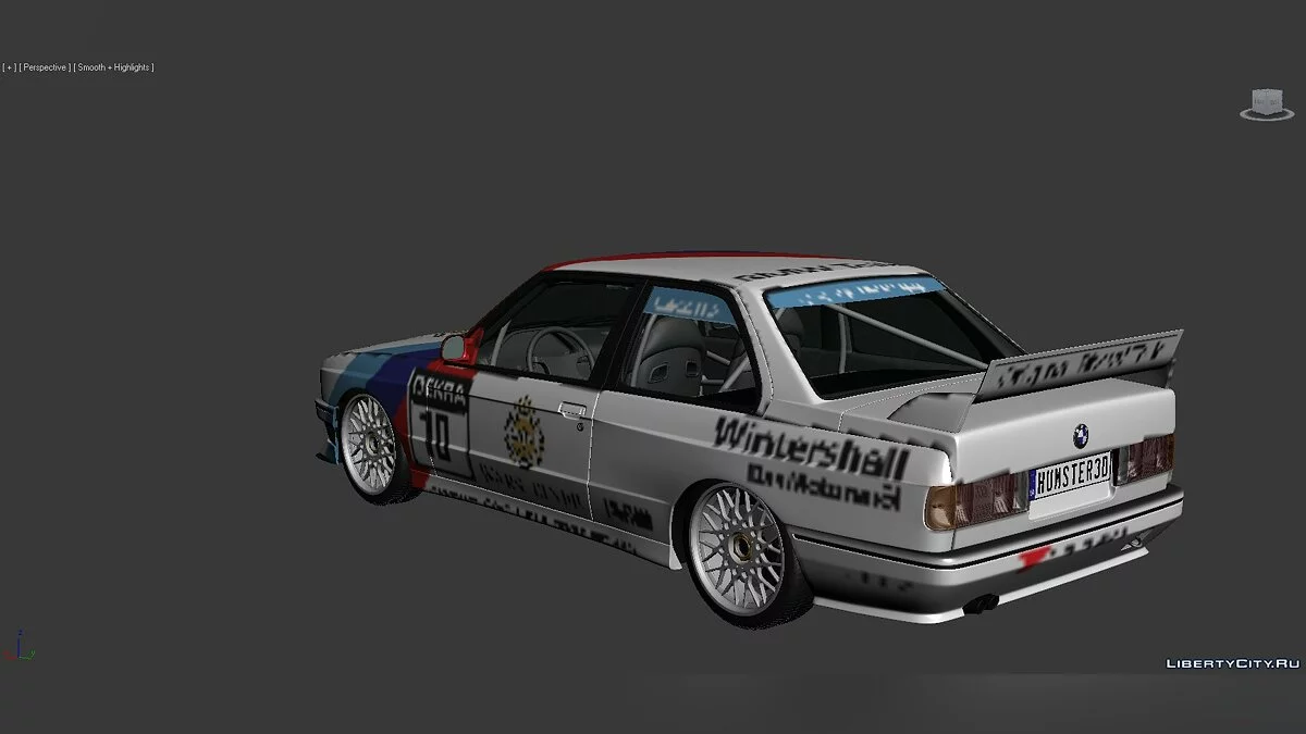 3D Models BMW 3 Series (E30) 1986 / Файлы для модмейкеров
